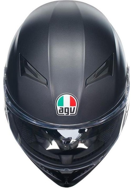 Agv K3 Mono Matt Black (Mat Siyah) Kapalı Motosiklet Kaskı