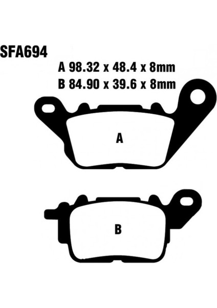 Yamaha Nmax 125-155 Ön Fren Disk Balatası SFA694