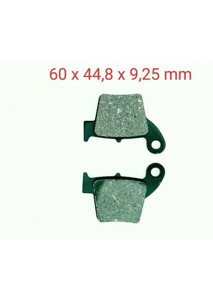 Arka Fren Disk Balatası FA346 Honda Crf 250 R(08-09) Crf 250 F(04-08) Crf 450 R(04-08)