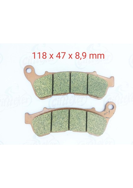 Honda Nc 700 Ön Fren Disk Balatası FA388 (A) Kalite