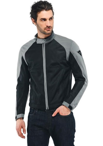 Sevilla Air Black Charcoal Gray Tekstil Motosiklet Montu