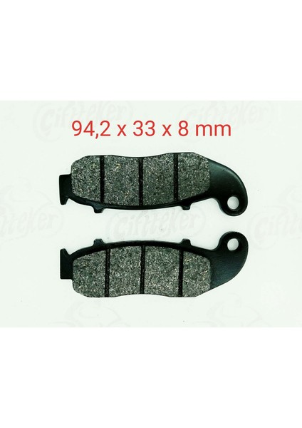 Mondial Rx3i Evo Ön Fren Disk Balatası FA664