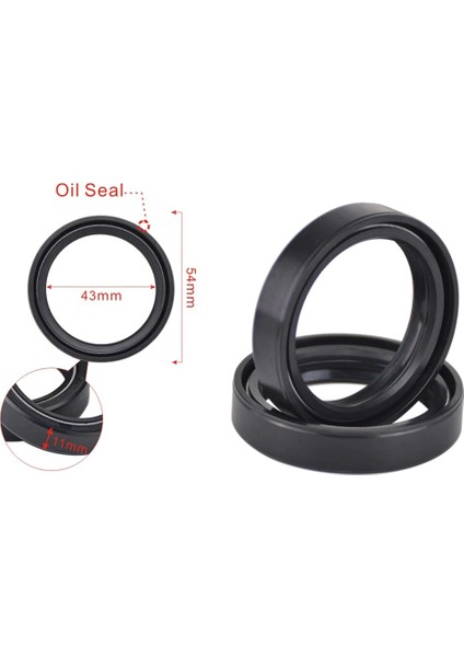 Suzuki Gsx R750-R1000 Ön Amortisör Keçesi 43-54-11 2 Li Set