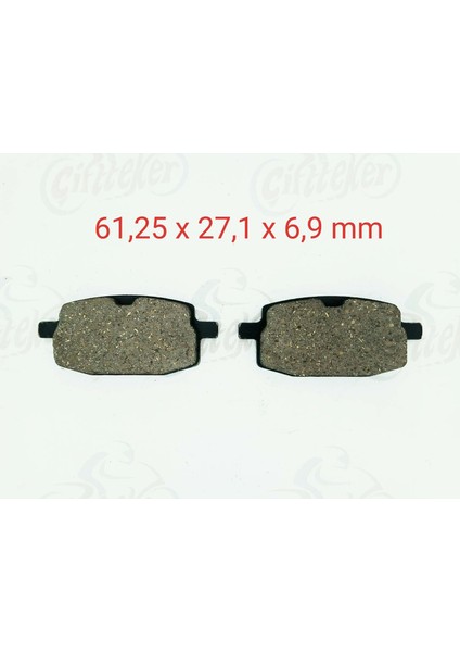 50 Revival Ön Fren Disk Balatası Orjinal