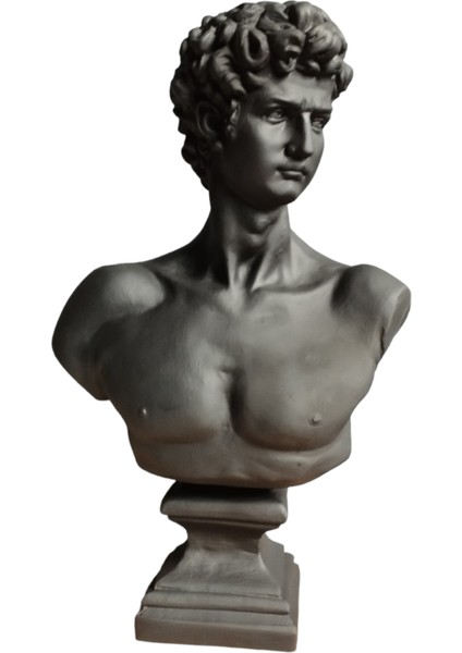 Dev Boy Siyah Davut Büst Heykeli