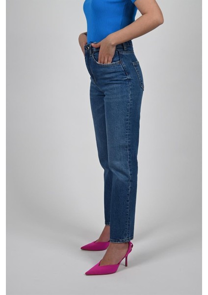 Mom Jean Premium Mavi
