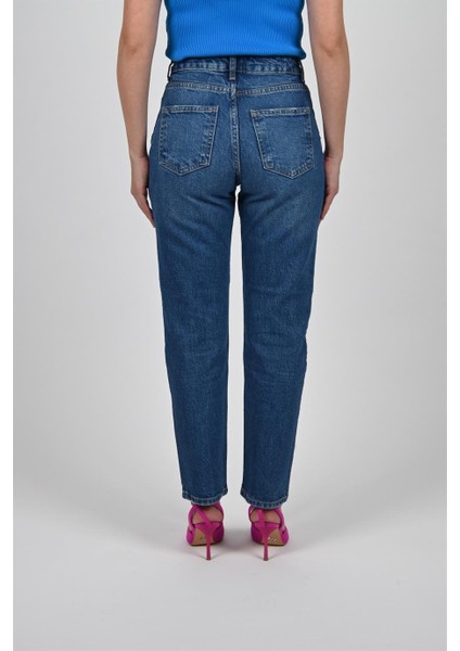 Mom Jean Premium Mavi