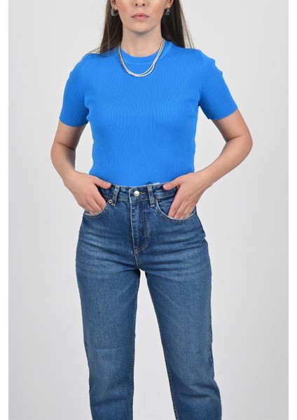 Mom Jean Premium Mavi