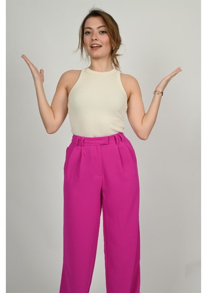 Pembe Palazzo Pantalon