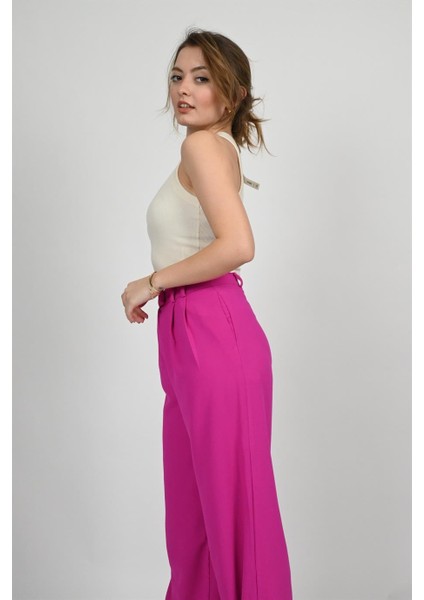 Pembe Palazzo Pantalon