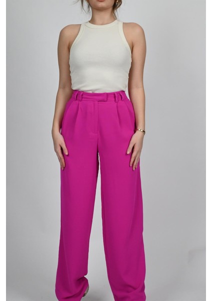 Pembe Palazzo Pantalon