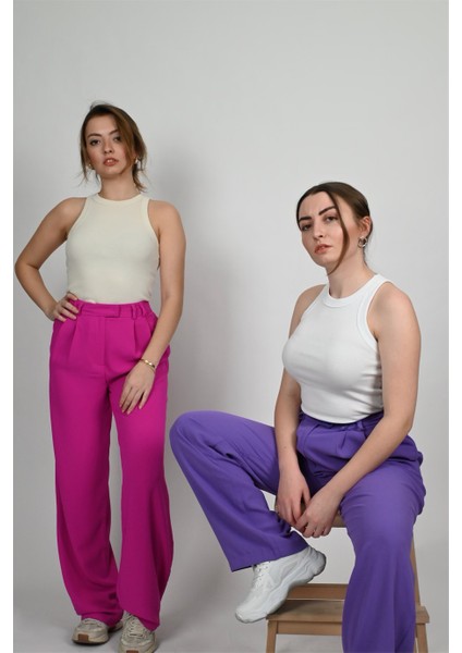 Pembe Palazzo Pantalon