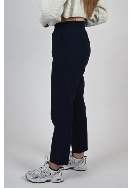 Beli Lastikli Pantolon Lacivert modelleri