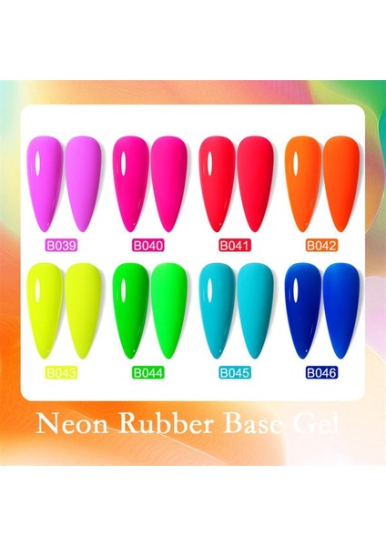 7ml Neon Rubber Base Gel URB044 (56136)