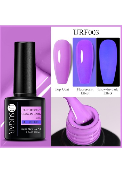 7.5 ml Floresan - Fosforlu kalıcı oje URF003 (54126)