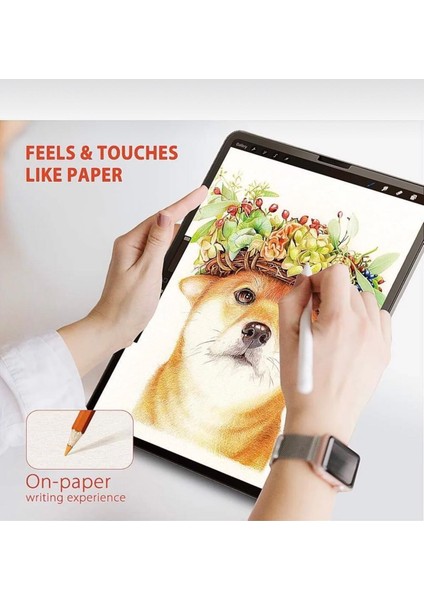 Apple iPad 9. Nesil 10.2 Inç Ekran Koruyucu Eskiz Grafik Kalemle Çizim Mat Film Paper Like modelleri