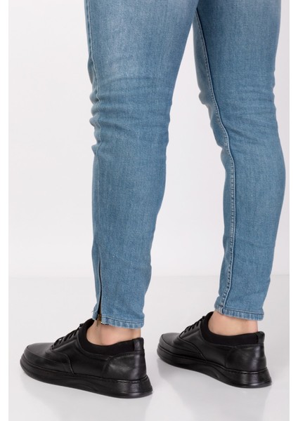 %100 Hakiki Deri. Çok Hafif, Dikişli, Iç Dış Deri Erkek Ayakkabı fırsatları