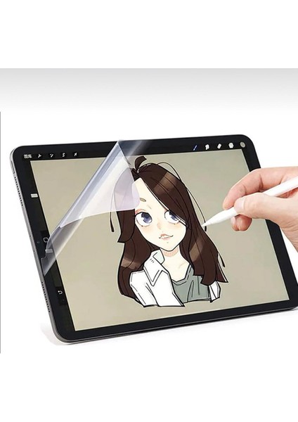 Samsung Tab S7 Fe T730 T733 T736 T737 Ekran Koruyucu Eskiz Grafik Kalemle Çizim Mat Film Paper Like