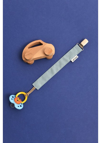 Mint Yeşili - Mavi - Lacivert Yıldızlı 3'lü Emzik Zinciri Seti - Emzik Tutacağı - Bebek Hediyesi modelleri