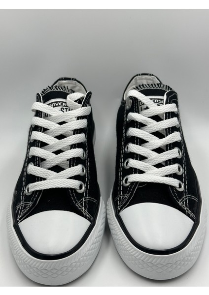 Unisex Kısa Bilekli Siyah Beyaz Spor Ayakkabı - Sneaker Convers