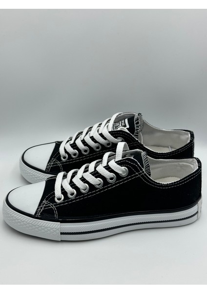 Unisex Kısa Bilekli Siyah Beyaz Spor Ayakkabı - Sneaker Convers fiyatları