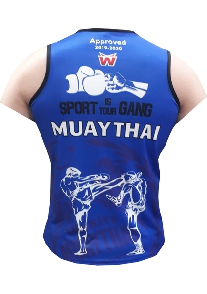 Muay Thai Atlet & Muay Thai Tişört & Muaythai Maç Tişörtü & Muay Thai Maç Atleti