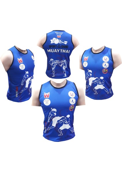 Muay Thai Atlet & Muay Thai Tişört & Muaythai Maç Tişörtü & Muay Thai Maç Atleti