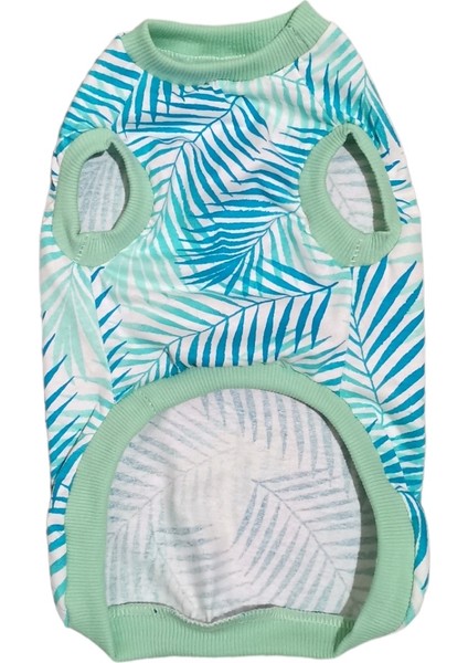 Kedi Köpek Kıyafetleri Yazlık Yaprak Desen Tshirt fiyatları