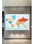 Dünya Haritası World Map Dekoratif Kanvas Tablo 3