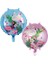 Hawaian Desenli Flamingolu Folyo Balon 45 cm Pembe ve Mavi Renk 2 Adet Renk 1