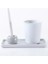 2pcs/1set Rectangle Porcelain Trays Bathroom Storage Trays Ceramic Base Sanitary Storage Pallet Food Serving Tray For Ktv Hotel.storage Trays(S) (Yurt Dışından) 4