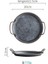 Retro Metal Plate With Handcrafted Round Wright Vintage Storage Bread Tray Home Decoration Garden Restaurant.storage Trays(S) (Yurt Dışından) 3