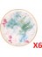 Cosmos Desen Düz Tabak 17CM 6'lı 04ALM006683 1