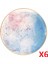 Cosmos Desen Düz Tabak 24CM 6'lı 04ALM006669 1