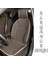 peugeot 307 Lüx Oto Koltuk Minderi Ön 2'li Set Elegance Serisi Koyu Bej 1