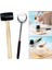 Hindistan Cevizi Açıcı Alet Seti Kauçuk Çekiç Genç Ve Olgun Hindistancevizi Alet Kazıyıcı 2pcs (Yurt Dışından) 4