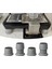 4pcs Yükseltme Desteği, Espresso Makine Gri Için Kaideleri Korur (Yurt Dışından) 4