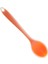 Yemek Tablosu Çorba Kaşık Silikon Yemek Kaşığı Uzun Saplı Sofra Takımı 20.5x4.5cm Turuncu #111 (Yurt Dışından) 1