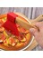 Pizza Kesici Tekerlek Rahat Kavrama Pizza Dilimer Pizza Tekerleği Krep Için Kırmızı (Yurt Dışından) 3