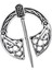 2pcs Ortaçağ Broş Pelerin Ipek Şal Yüzü Pin Antik Hediyeler (Yurt Dışından) 5