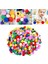 Çok Renkli Pom Poms Balls Sanat Süslemeleri Diy Malzeme Peluş Top Kedi Oyuncakları Dia 1cm 300 Pcs (Yurt Dışından) 4