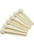 6pcs Gitar Köprüsü Pin Akustik Abs Ipi Uçları Beyaz Dot İle (Yurt Dışından) 4