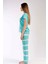 Kısa Kol Pijama Takım YEŞIL-441027 4