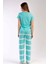 Kısa Kol Pijama Takım YEŞIL-441027 5