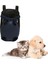 Pet Taşıyıcı Sırt Çantası Küçük Köpekler Için Geniş Omuz Kayışları Malta Motosiklet M Lacivert (Yurt Dışından) 4