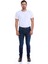 Slim Fit Düz Düşük Bel Kot Pantolon 4