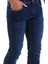 Slim Fit Düz Düşük Bel Kot Pantolon 5