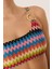 3559 Mavi Tek Omuz Bikini Takımı 3