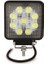 Çalışma Lambası Kare 9 LED 27W Metal 12V 110V 1