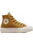 Chuck Taylor All Star Lift Platform Workwear Textiles Kadın Platformlu Günlük Ayakkabı A04363C Sarı 1